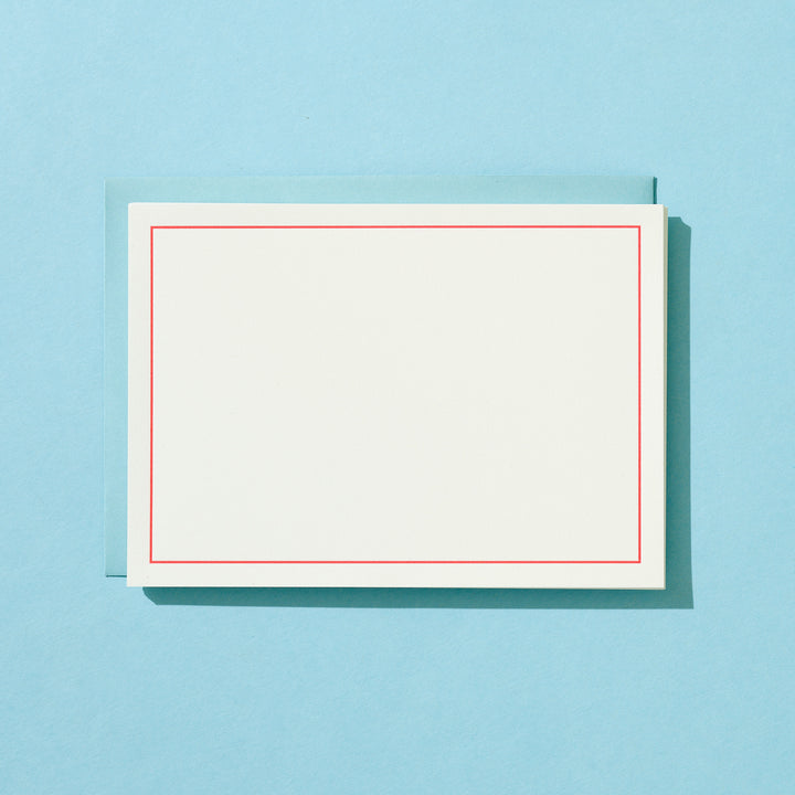 Red Border Letter Sheet Set