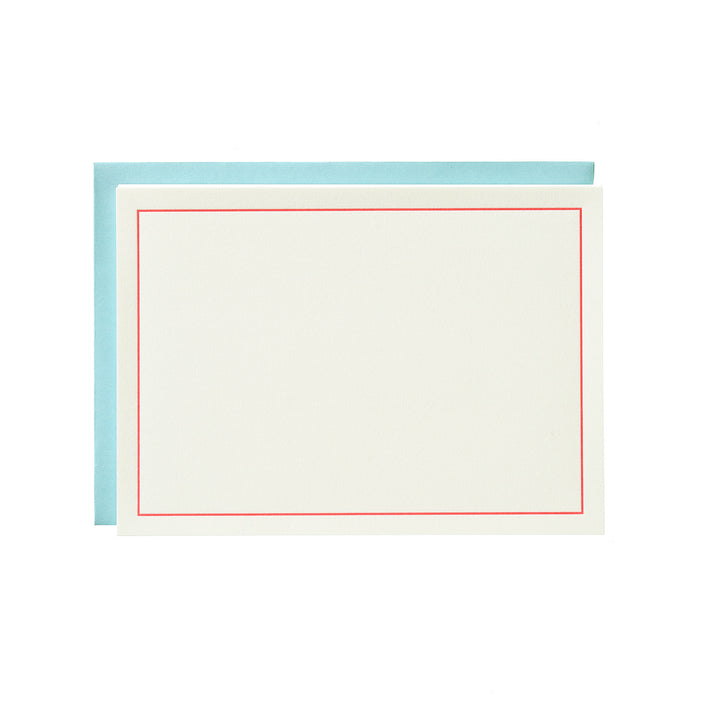 Red Border Letter Sheet Set
