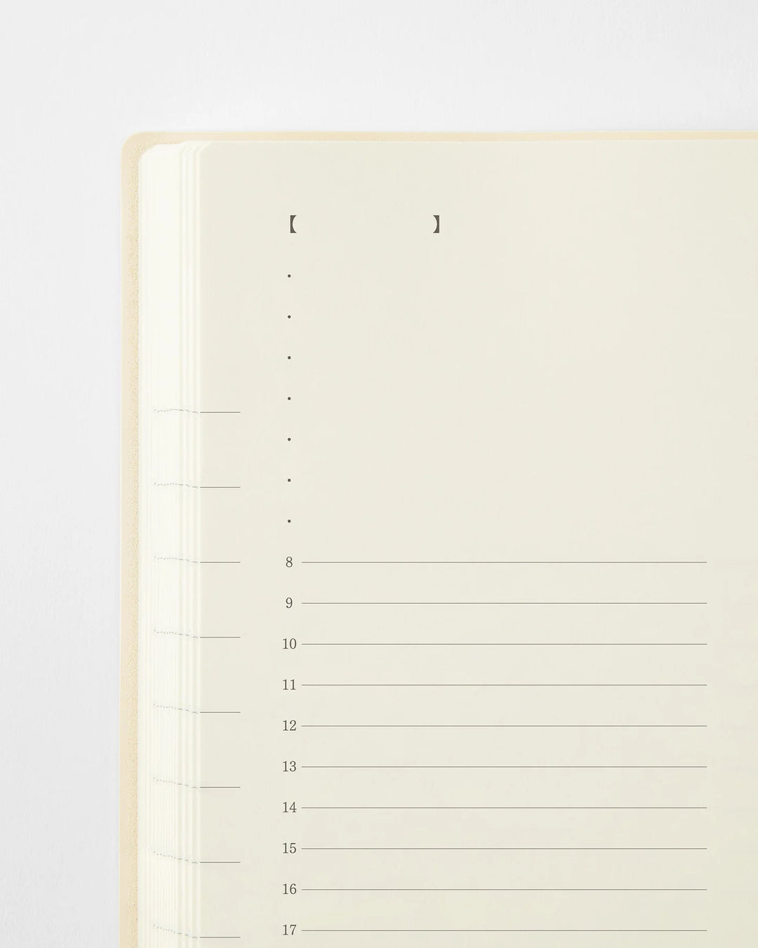 Midori Notebook Diary 2027: A5 1-Day 1-Page