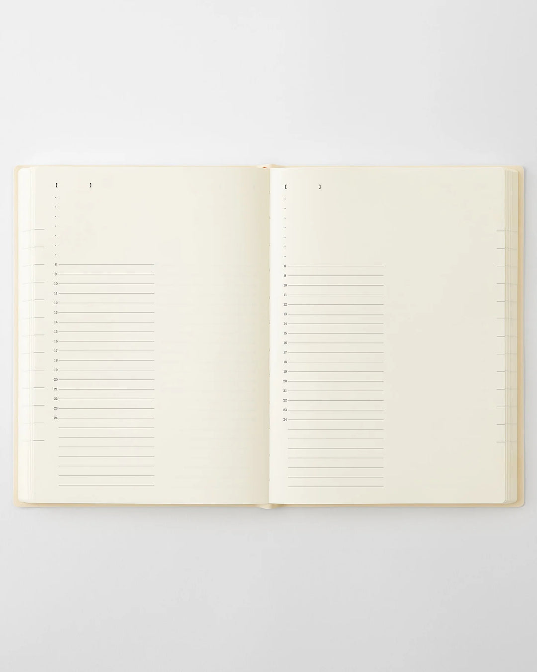 Midori Notebook Diary 2027: A5 1-Day 1-Page