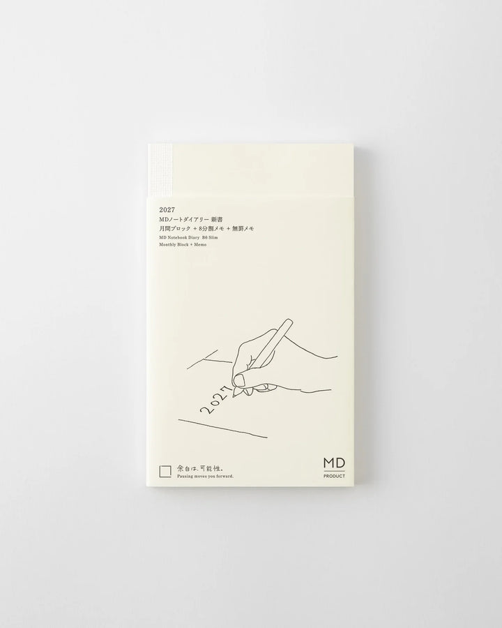 Midori Notebook Diary 2027: B6 Slim