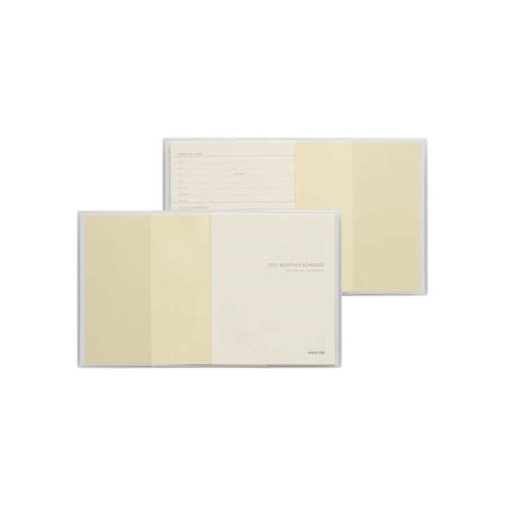 2027 Diary Glow Check Square - Green
