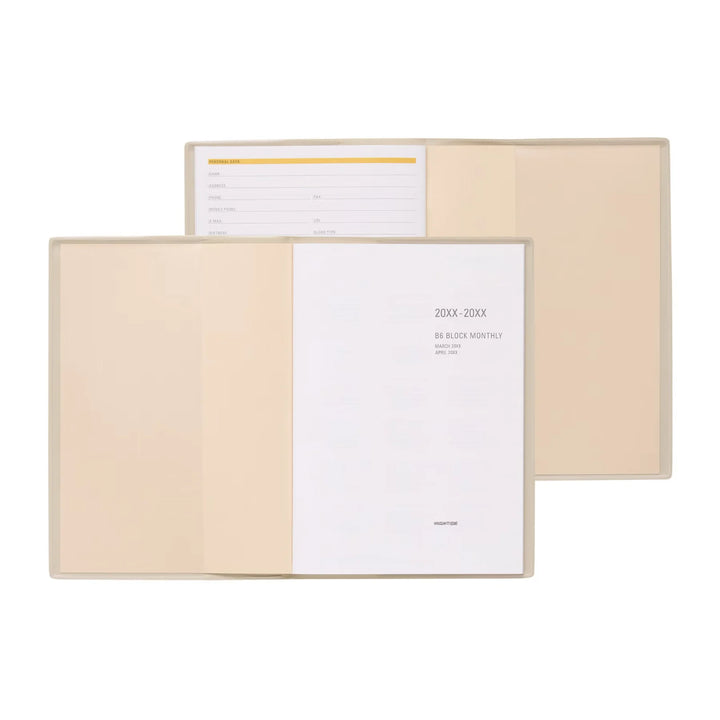2027 Diary B6 Monthly Planner - Iris: Mint