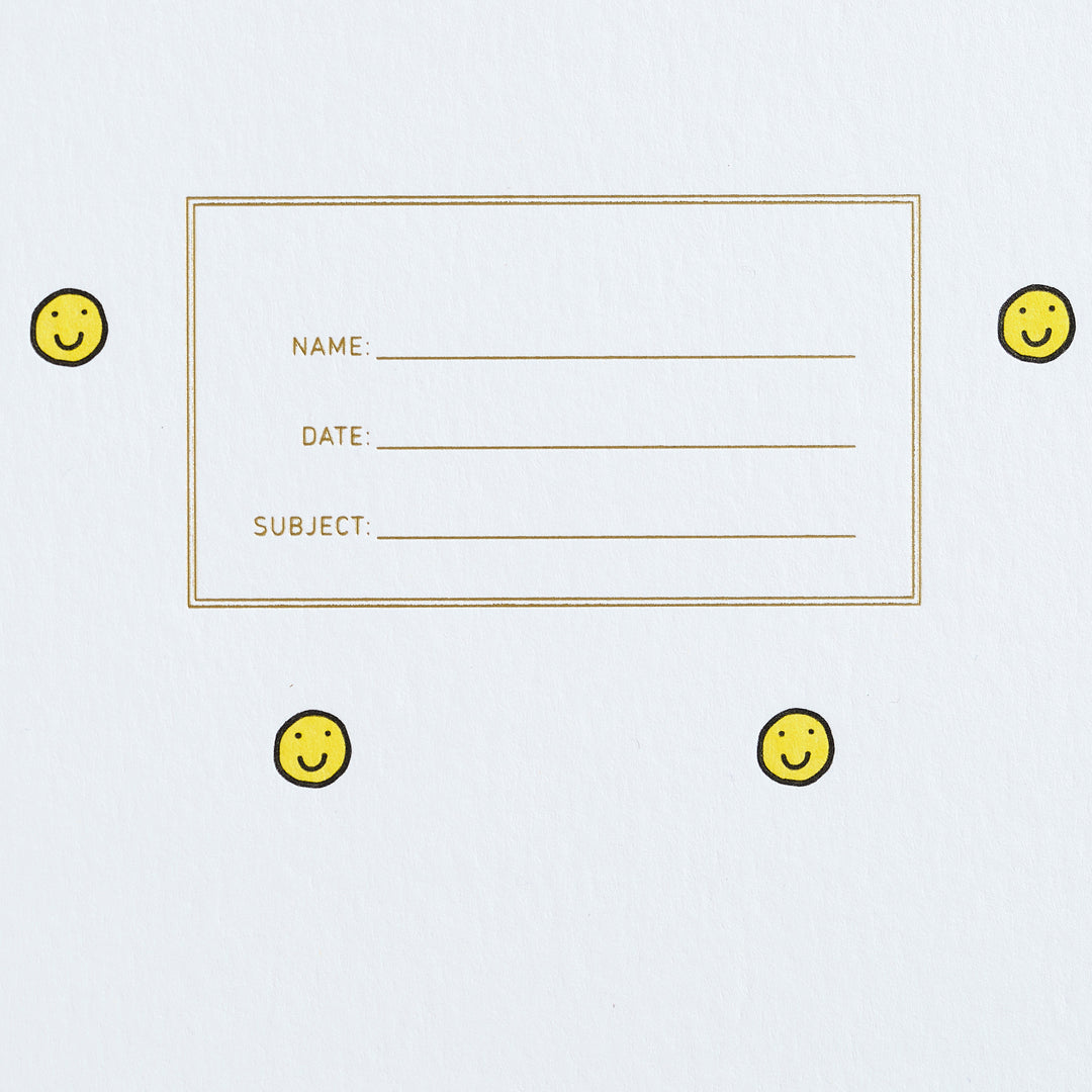 Standard Notebook - Smiley Face