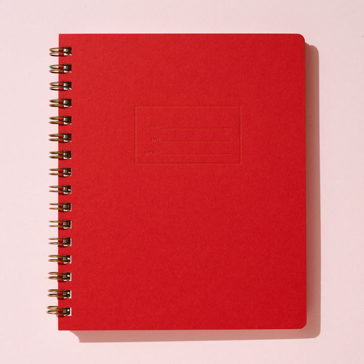 Standard Notebook - Warm Red