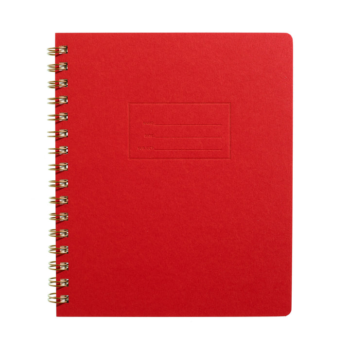 Standard Notebook - Warm Red
