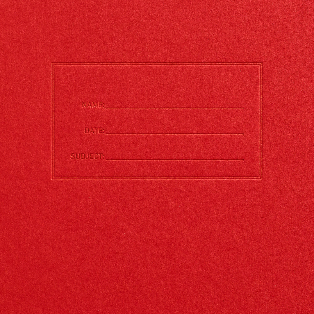 Standard Notebook - Warm Red