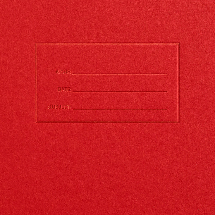 Standard Notebook - Warm Red