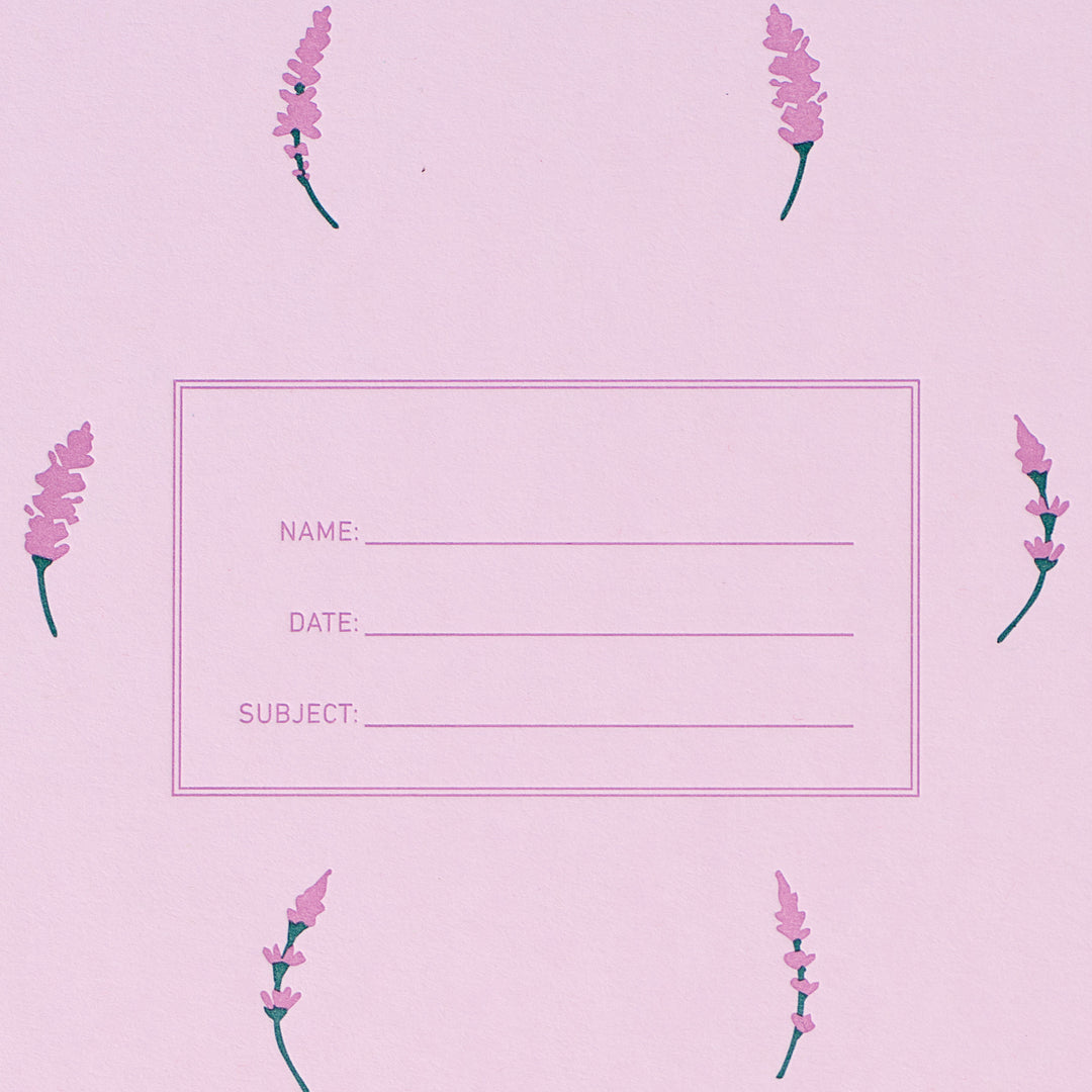 Lefty Standard Notebook - Lavender Sprig