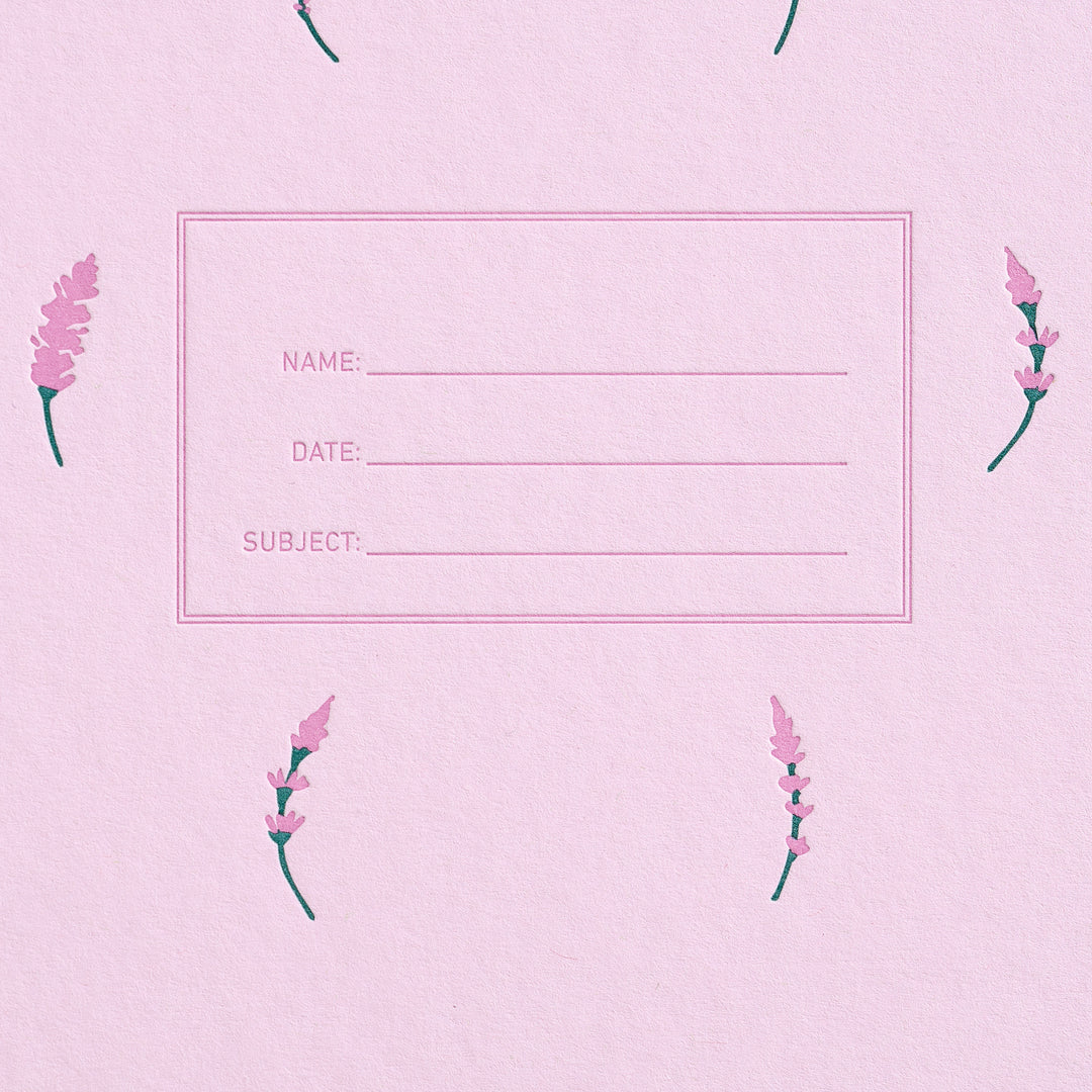 Standard Notebook - Lavender Sprig