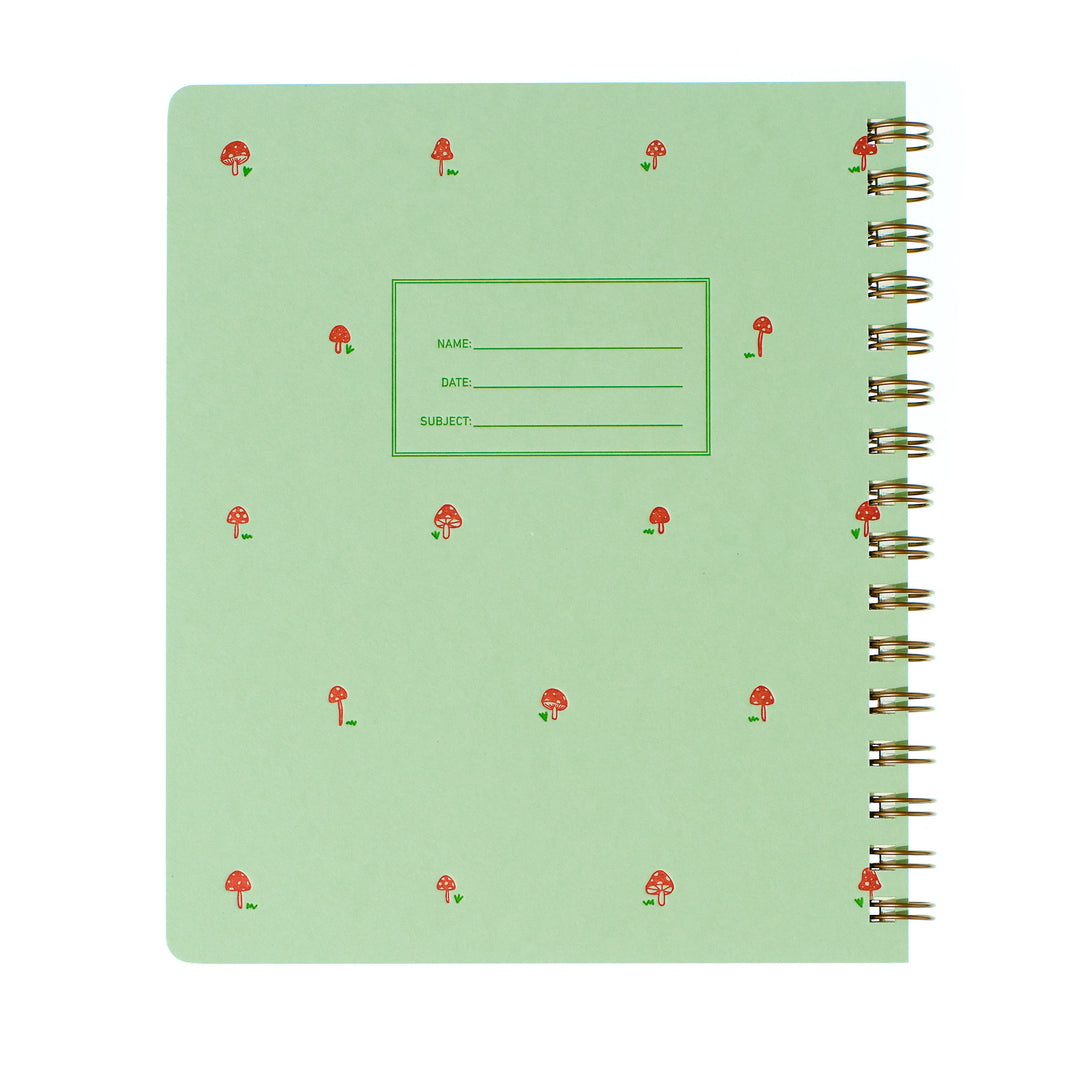 Lefty Standard Notebook - Mini Mushroom