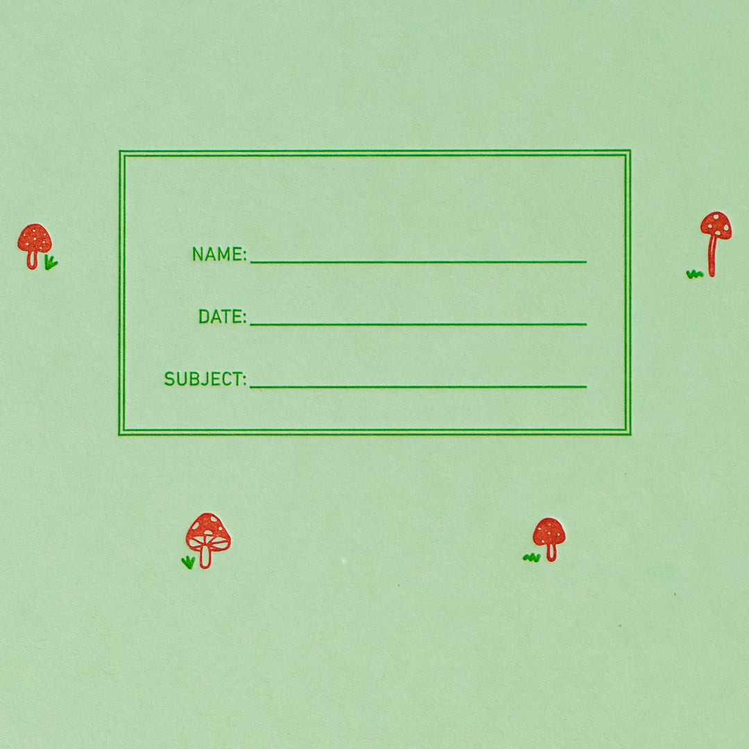 Lefty Standard Notebook - Mini Mushroom