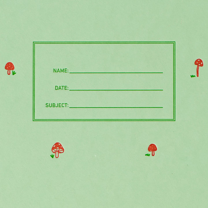 Lefty Standard Notebook - Mini Mushroom
