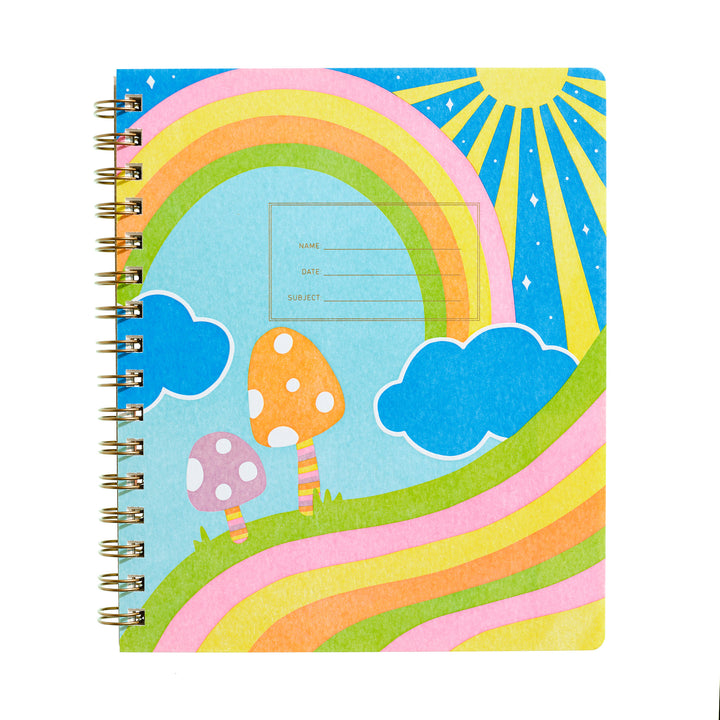 Standard Notebook - Rainbow Mushroom