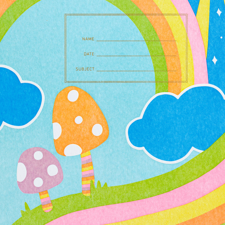 Standard Notebook - Rainbow Mushroom