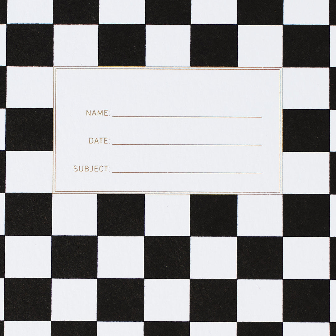 Lefty Standard Notebook - Checker Black