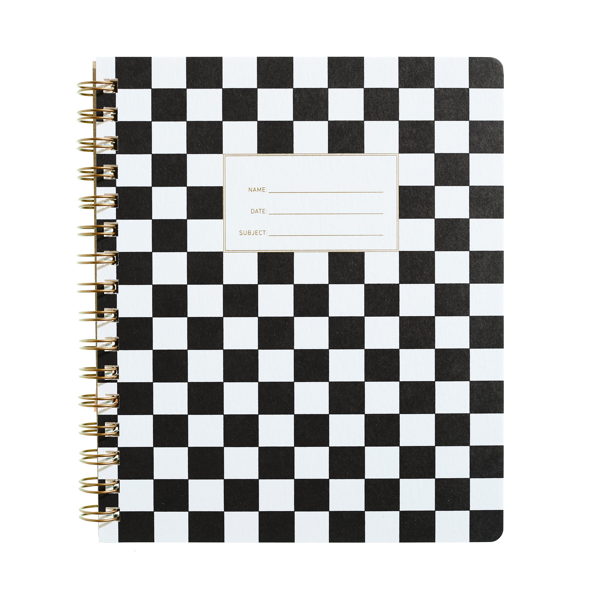 Standard Notebook - Checker Black – Shorthand