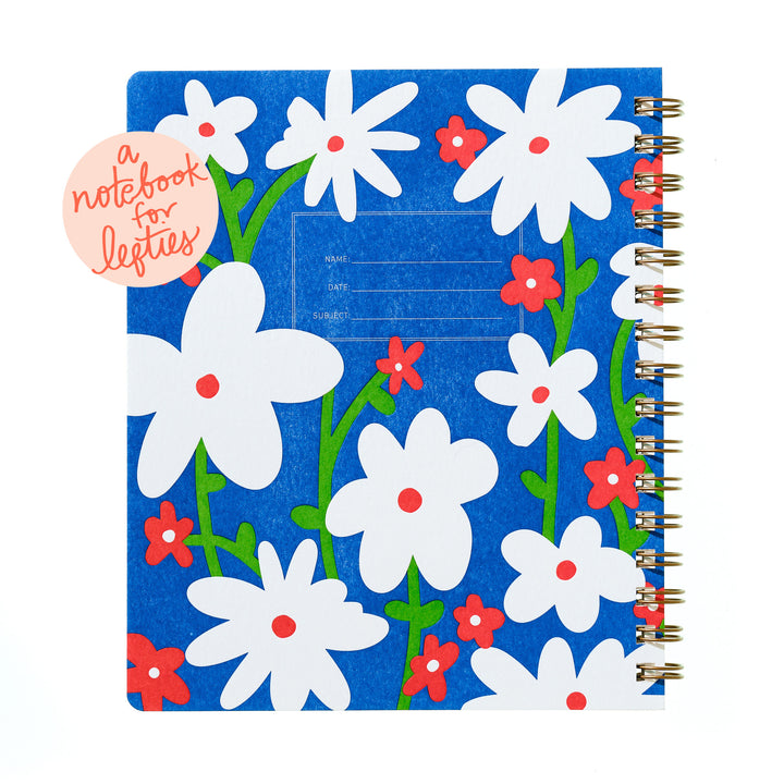 Lefty Standard Notebook - Wild Flowers