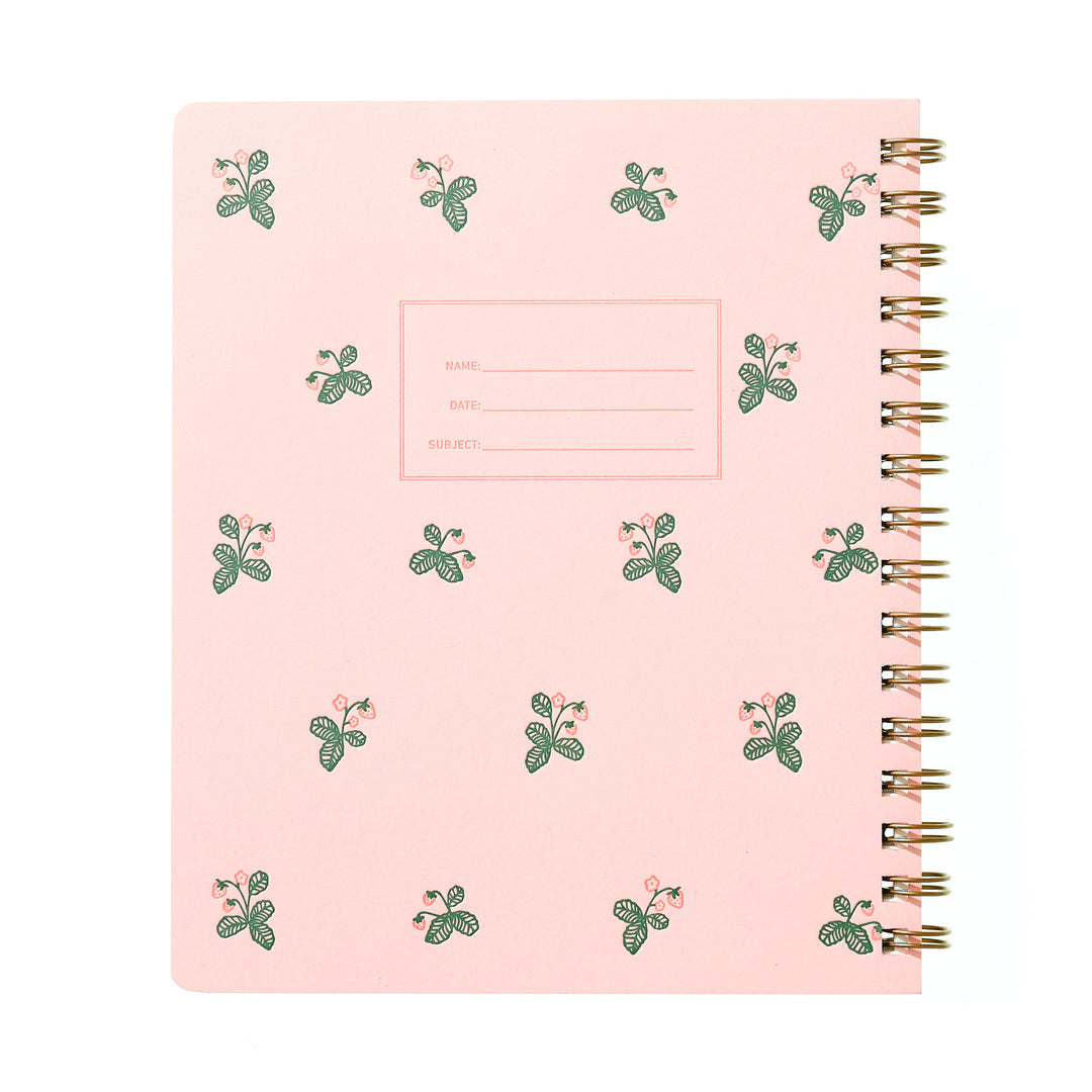 Lefty Standard Notebook - Strawberry Pattern