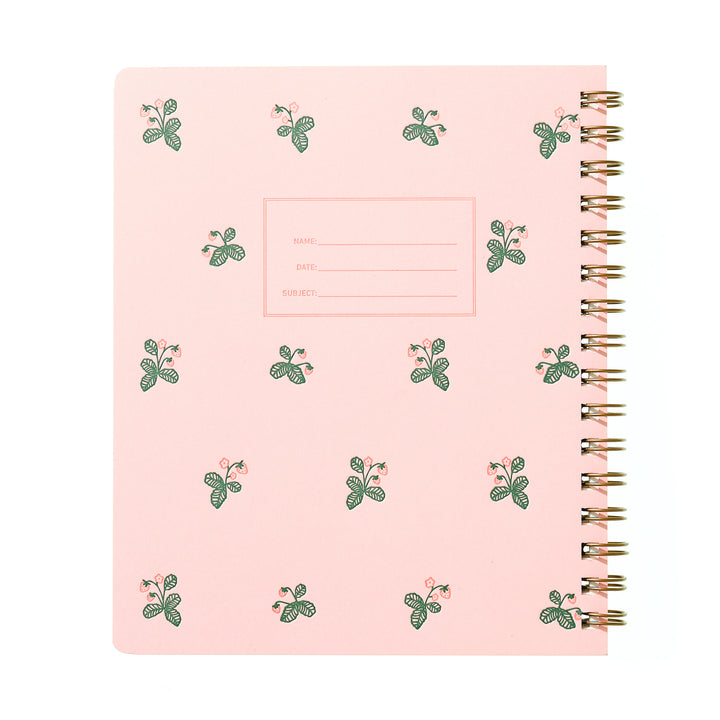 Lefty Standard Notebook - Strawberry Pattern