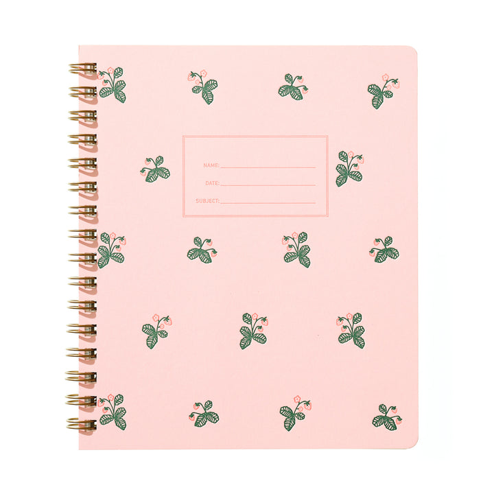 Standard Notebook - Strawberry Pattern