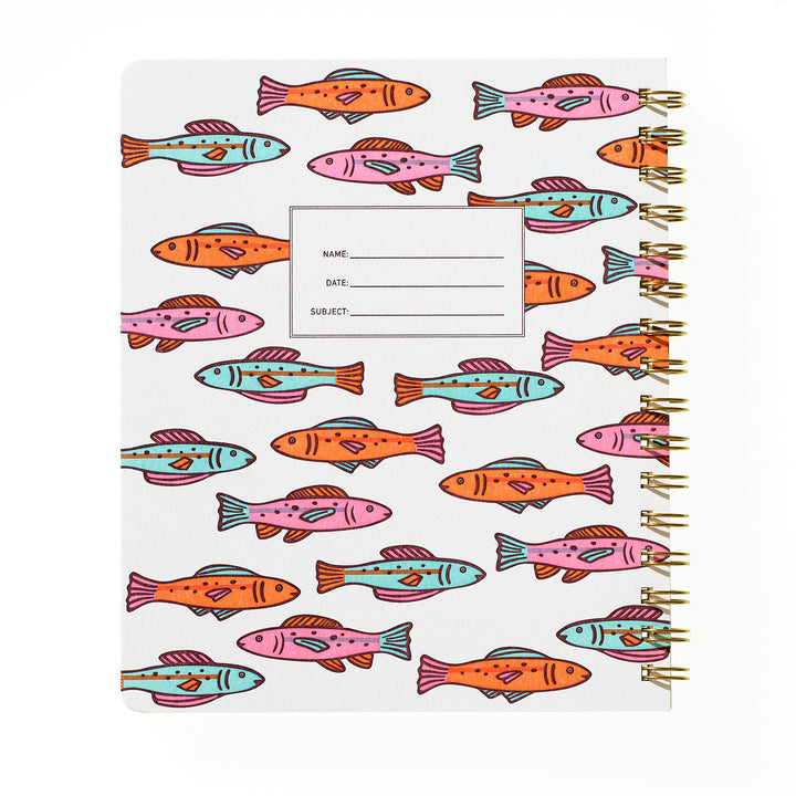 Lefty Standard Notebook - Colorful Fish