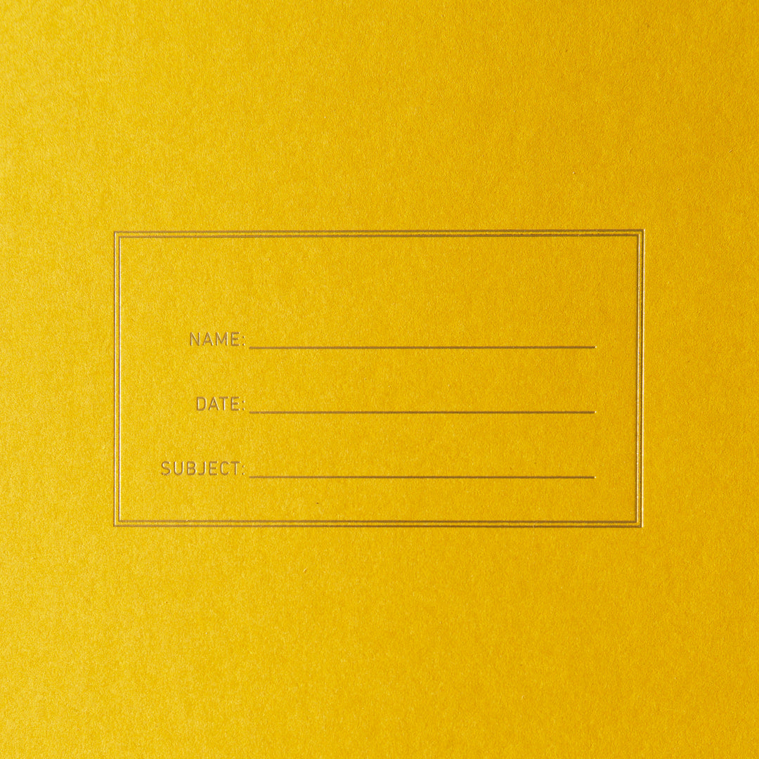 Standard Notebook - Mustard