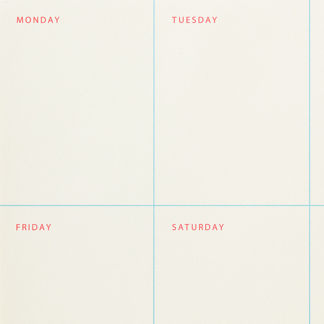 Weekly Notepad