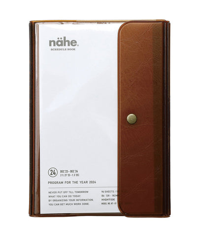 2024 B6 Diary Nahe Free Clear Brown Planner