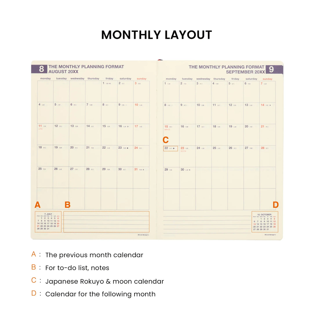 2027 A5 Left Minute Manager - EX Ivory