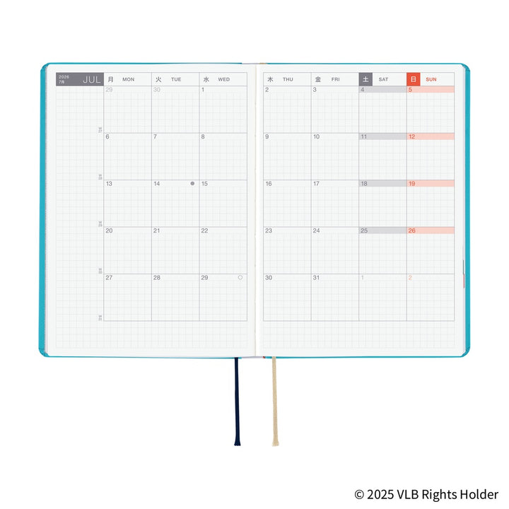 Hobonichi Techo A6 2026 - Virginia Lee Burton: The Little House