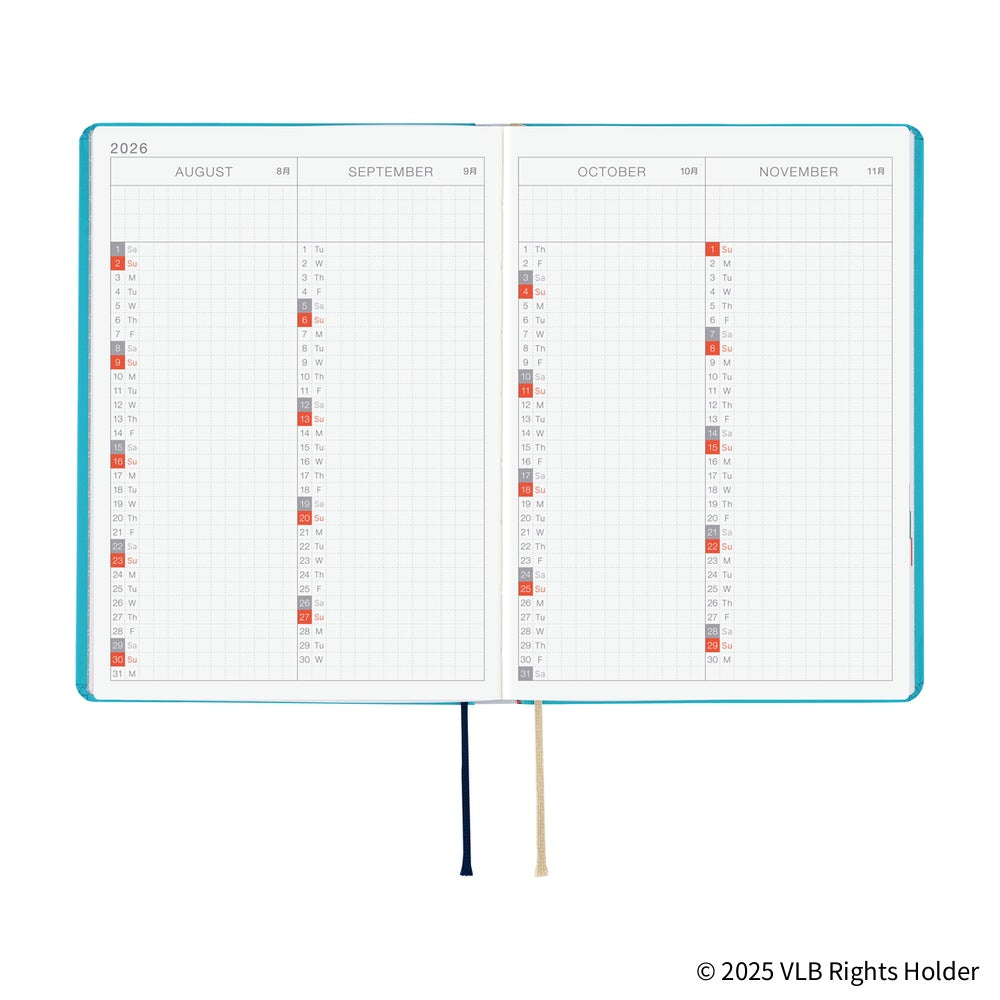 Hobonichi Techo A6 2026 - Virginia Lee Burton: The Little House