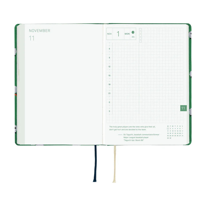 2027 Hobonichi Techo HON A6 - Bow & Tie: Sheep Sheep Sheep