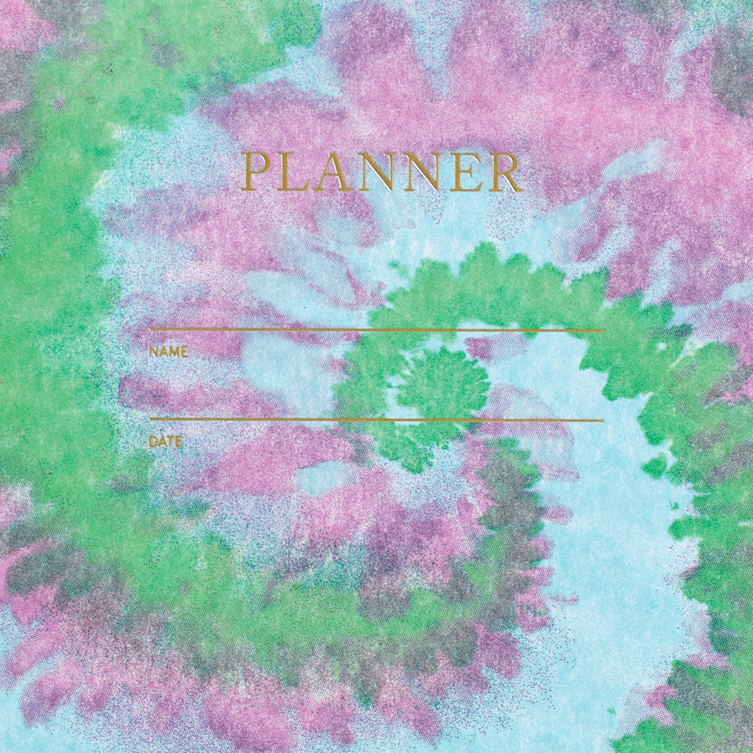 Planner - Tie Dye