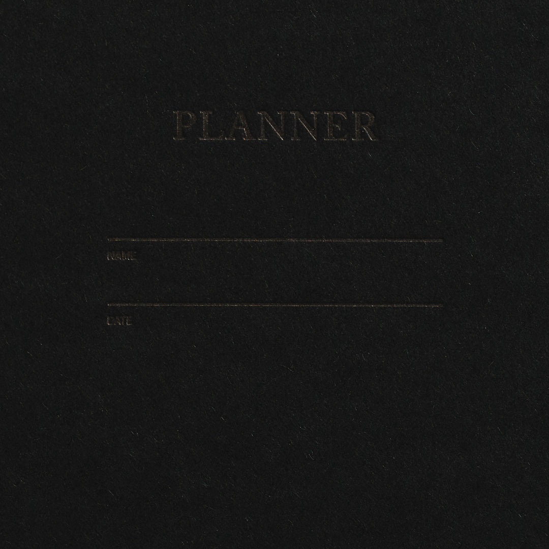 Planner - Black