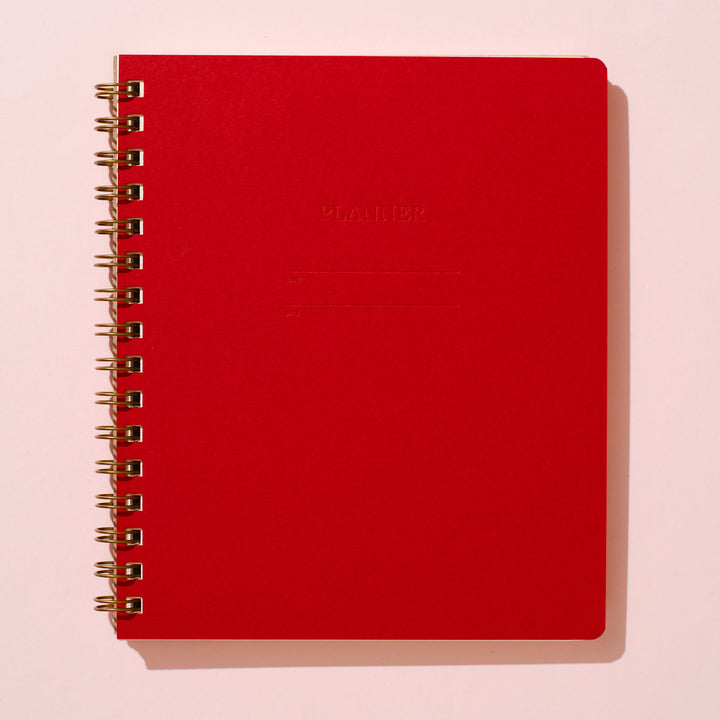 Planner - Warm Red