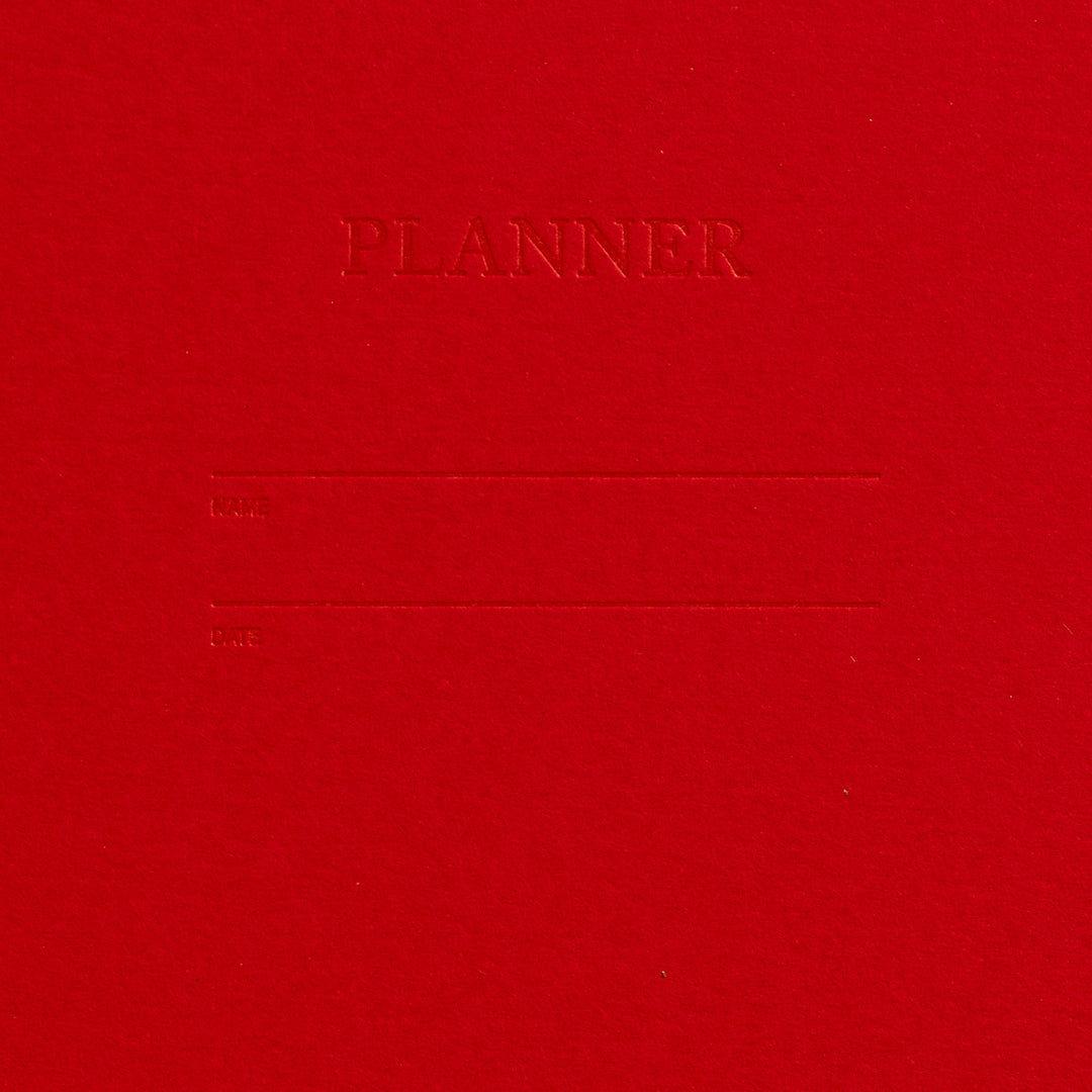 Planner - Warm Red