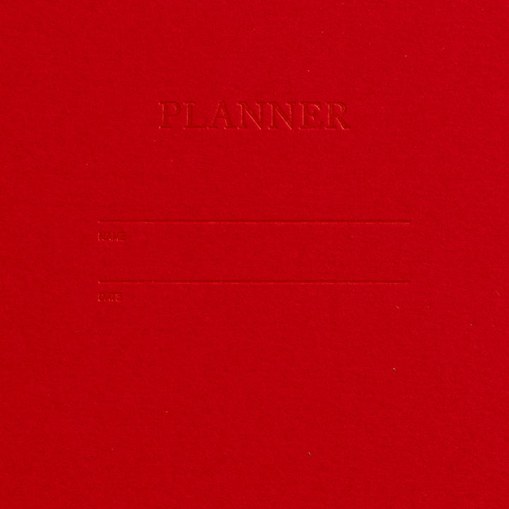 Planner - Warm Red