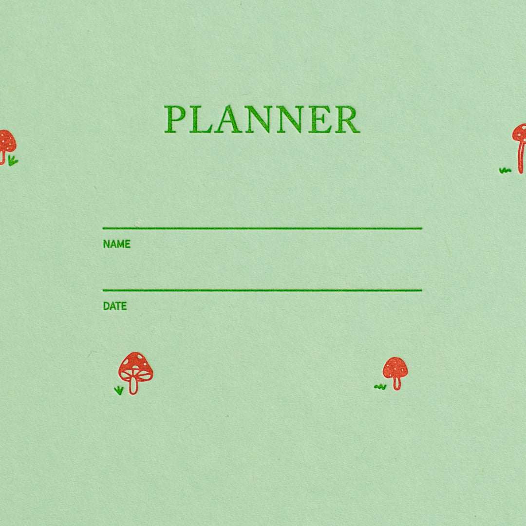 Planner - Mini Mushroom
