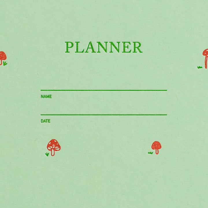 Planner - Mini Mushroom