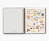 2024 Peacock 17-Month Hard Cover Spiral Planner