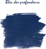 J. Herbin 10ml Bottled Ink - Bleu Des Profondeurs