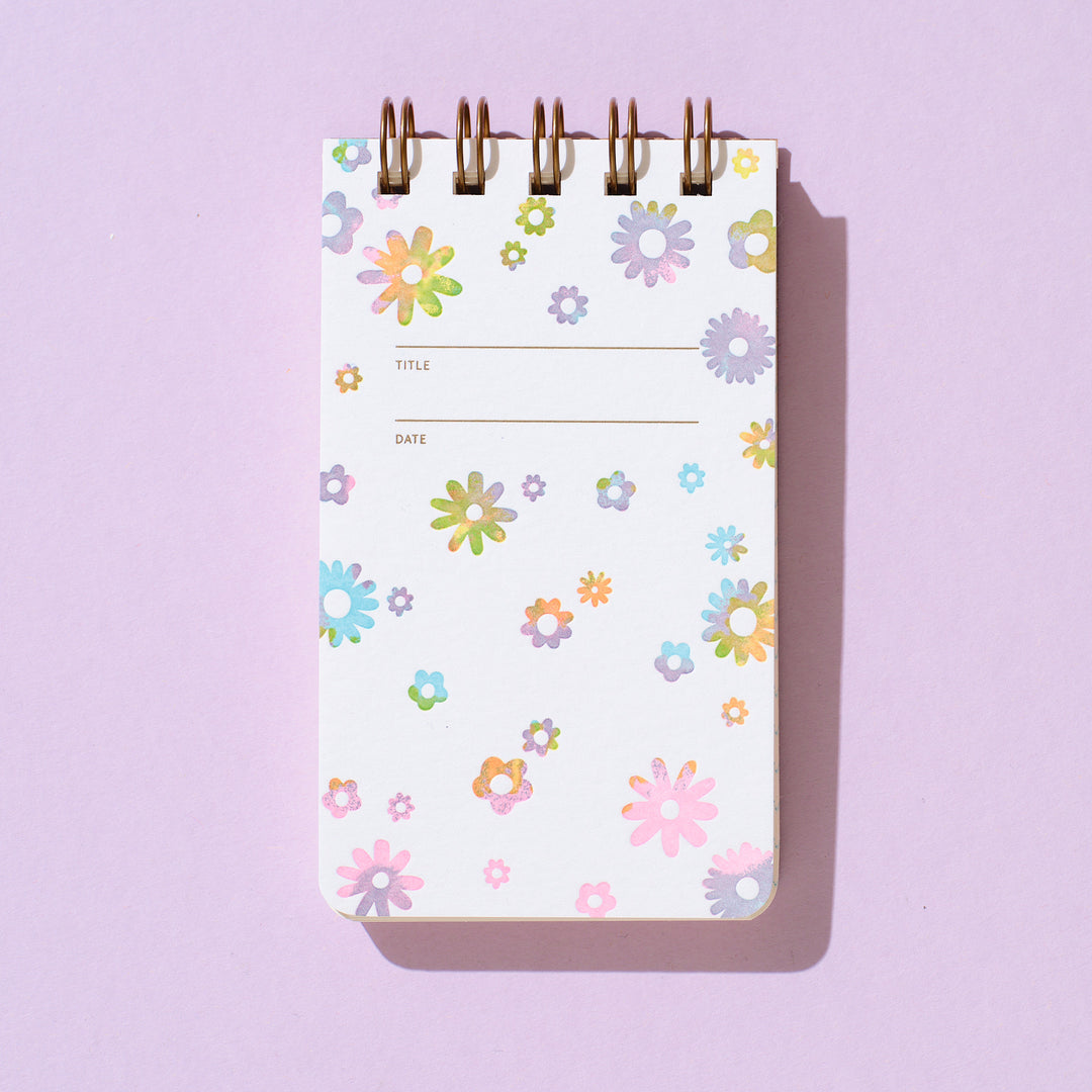 Reporter Notebook - Floral Confetti