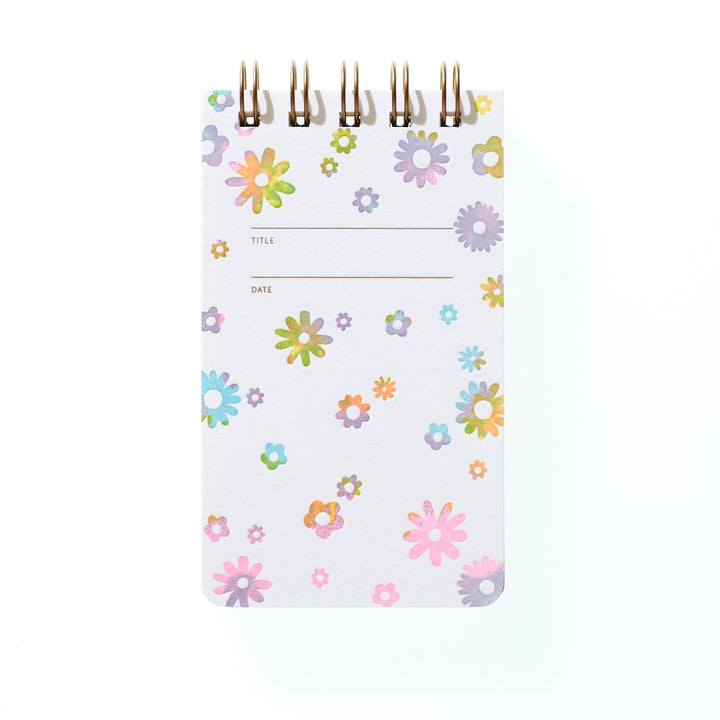 Reporter Notebook - Floral Confetti