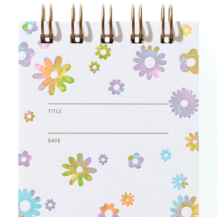 Reporter Notebook - Floral Confetti