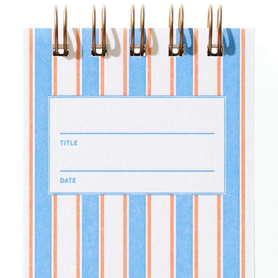 Reporter Notebook - French Stripes