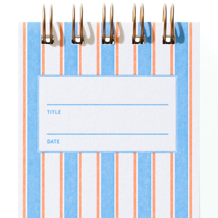 Reporter Notebook - French Stripes