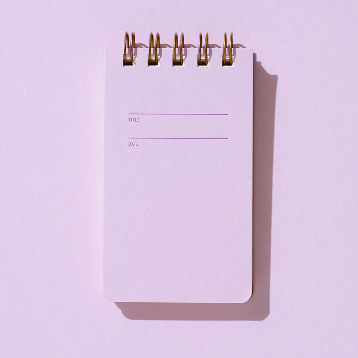 Reporter Notebook - Lilac