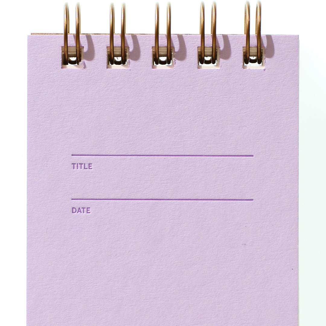 Reporter Notebook - Lilac