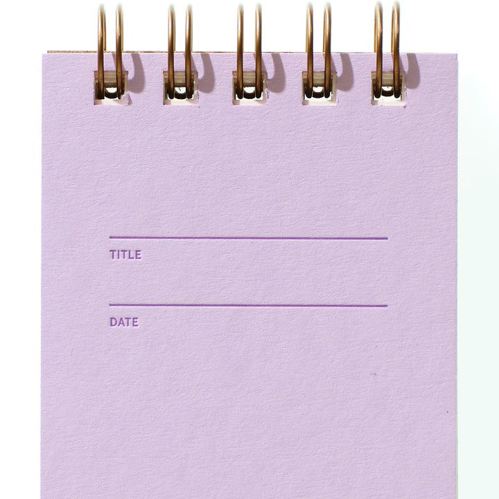 Reporter Notebook - Lilac